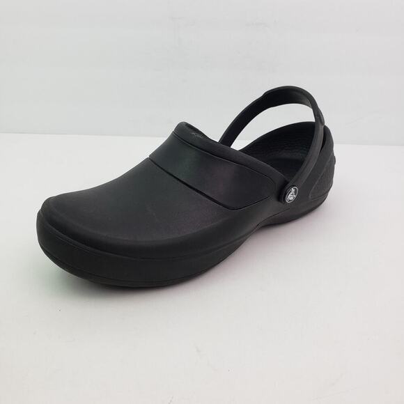 Crocs Mercy Work Womens Size 9 Black Slip On Slip Resistant Work Clog Shoes - Picture 2 of 10